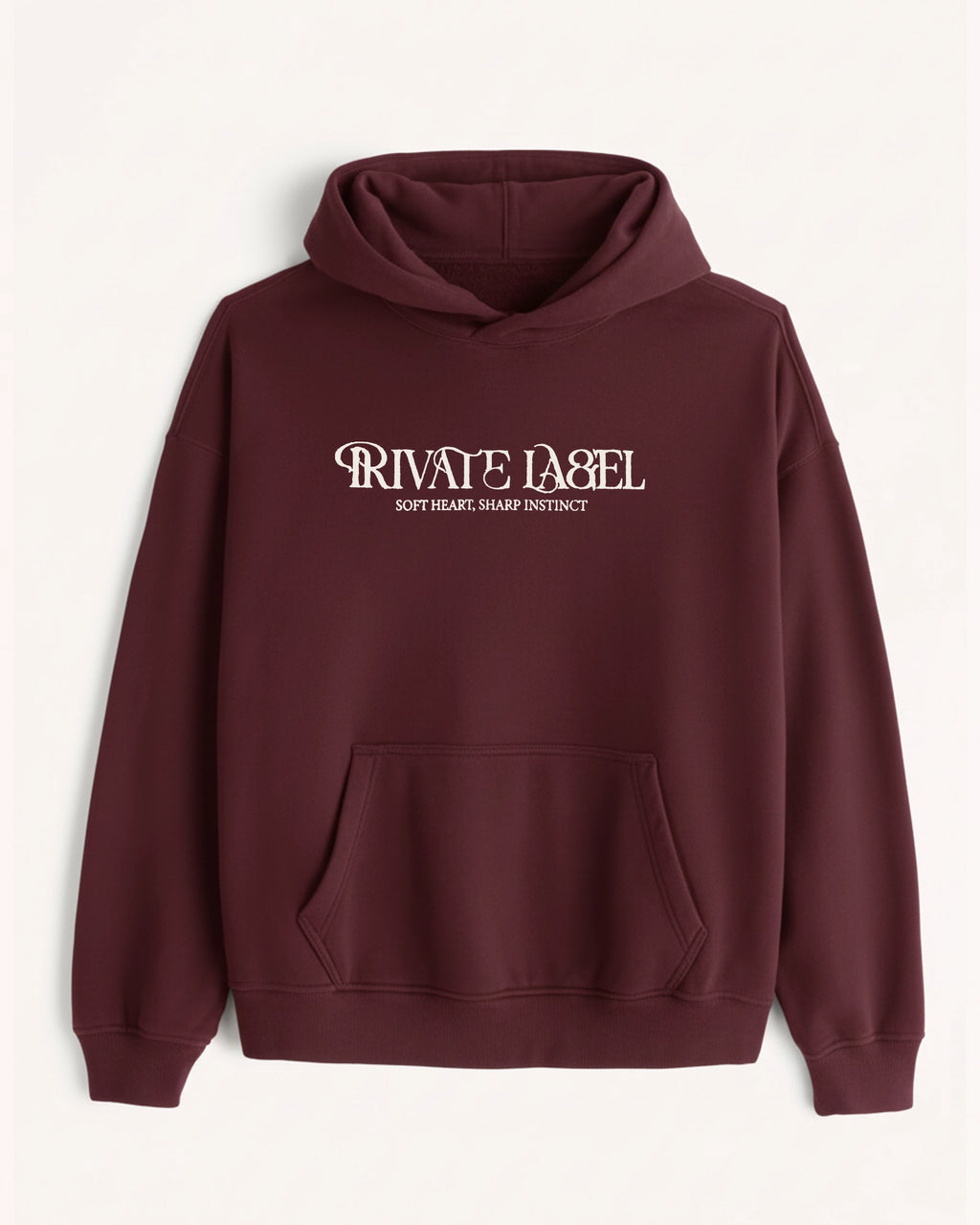 'Private Label' Graphic Hoodie - Floral Edition (Front & Back)