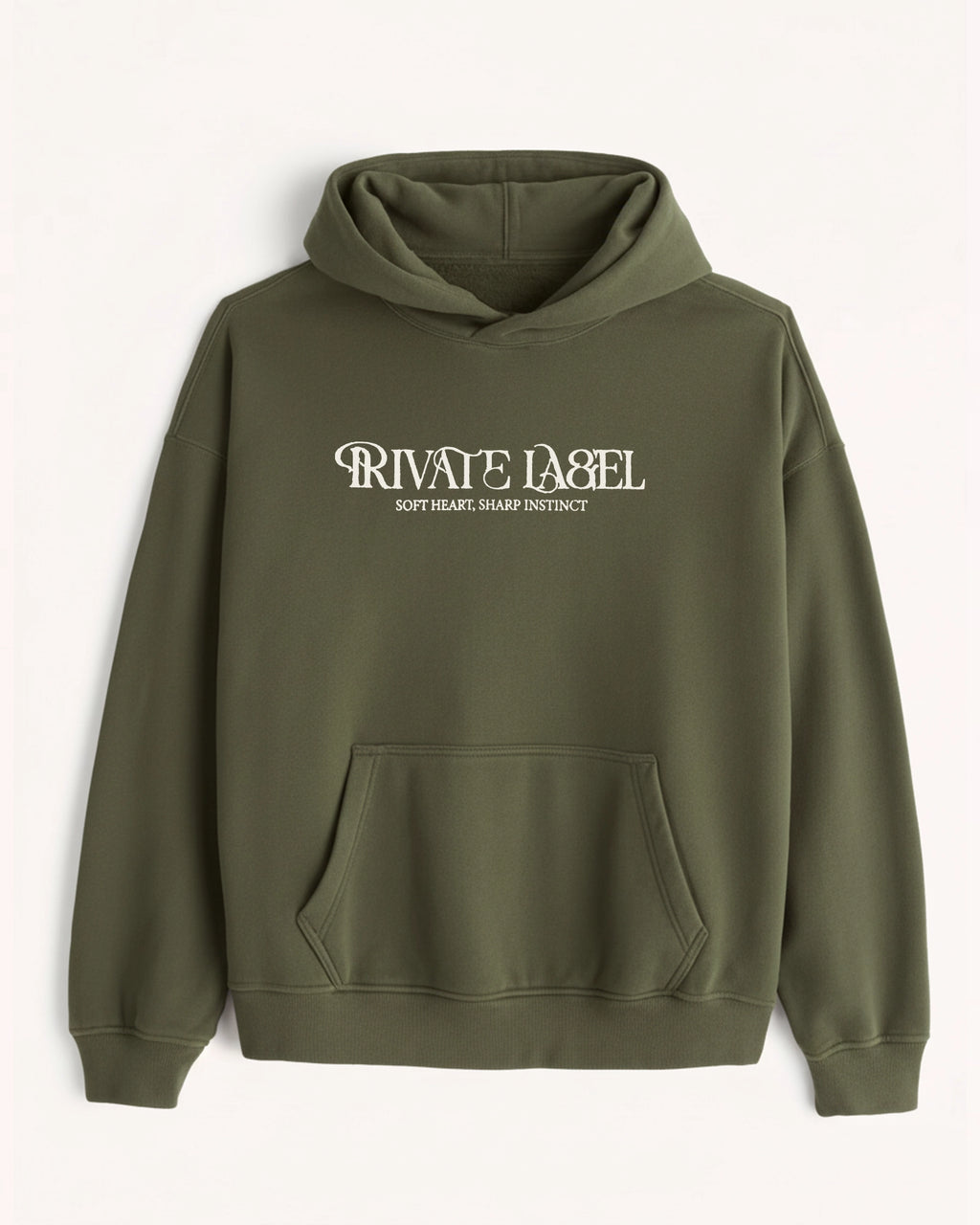 'Private Label' Graphic Hoodie - Floral Edition (Front & Back)