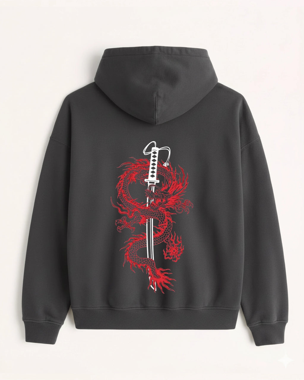 'Don't Feed The Beast' Graphic Hoodie - Grunge Edition (Front & Back)