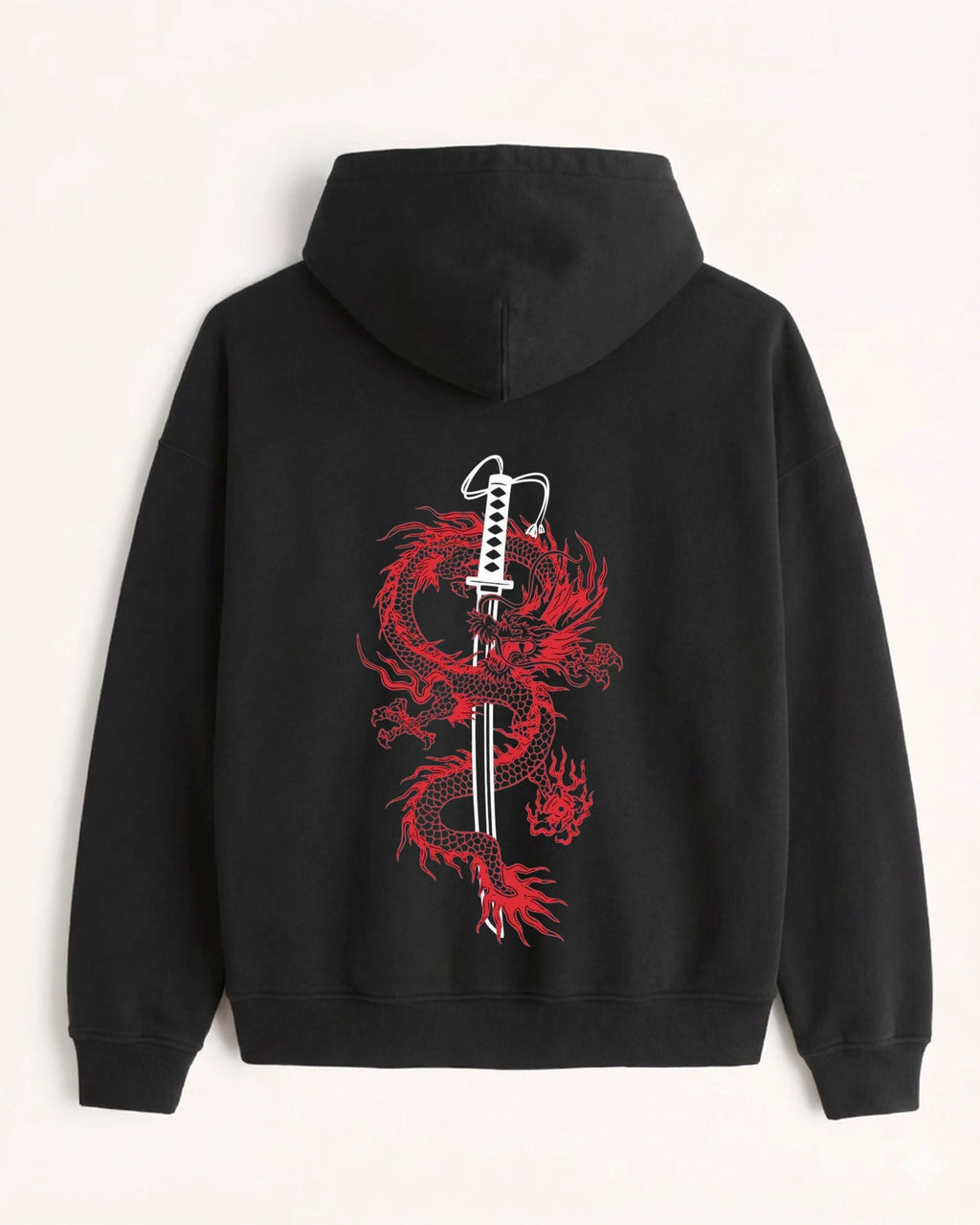 'Don't Feed The Beast' Graphic Hoodie - Grunge Edition (Front & Back)