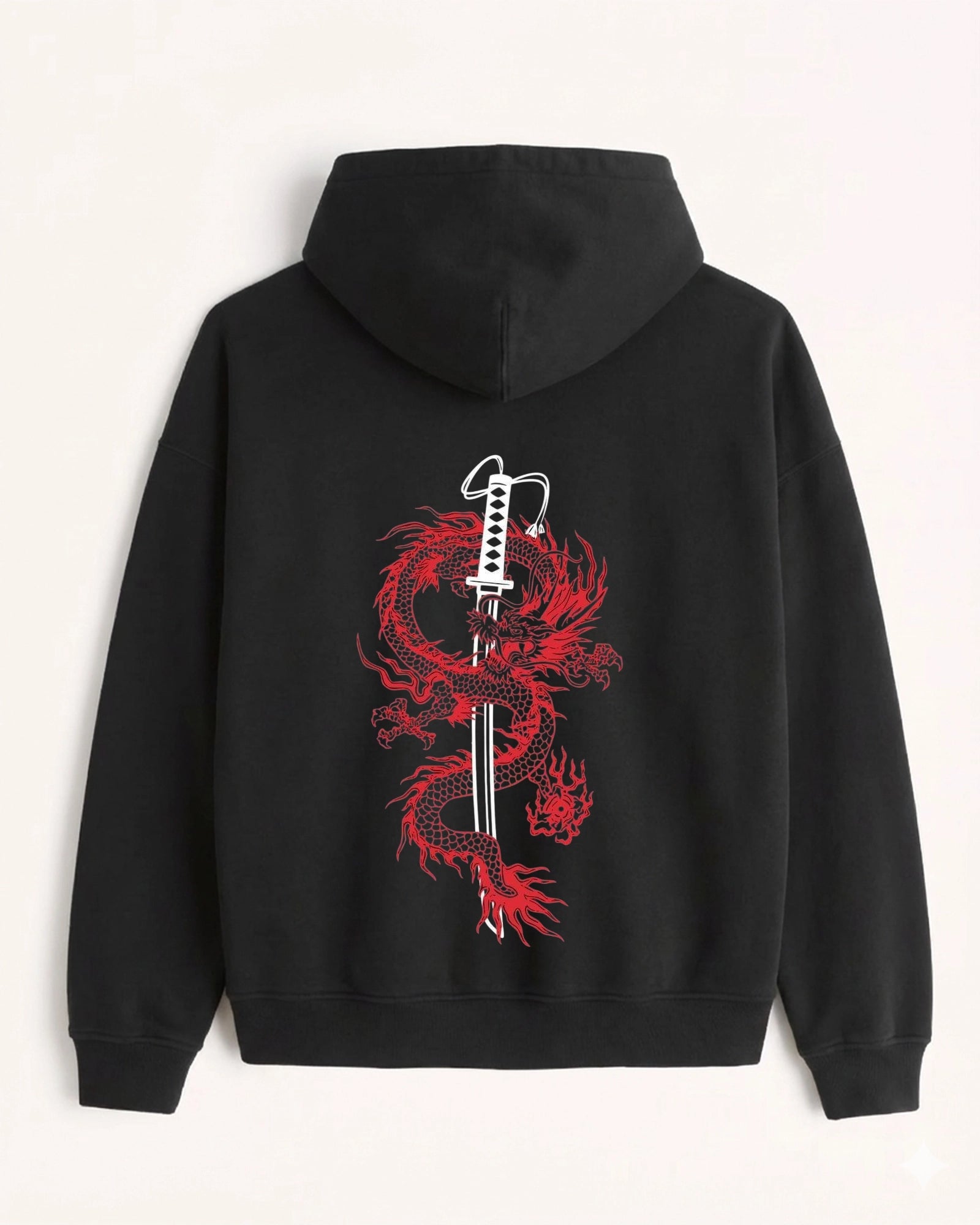 'Don't Feed The Beast' Graphic Hoodie - Grunge Edition (Front & Back)