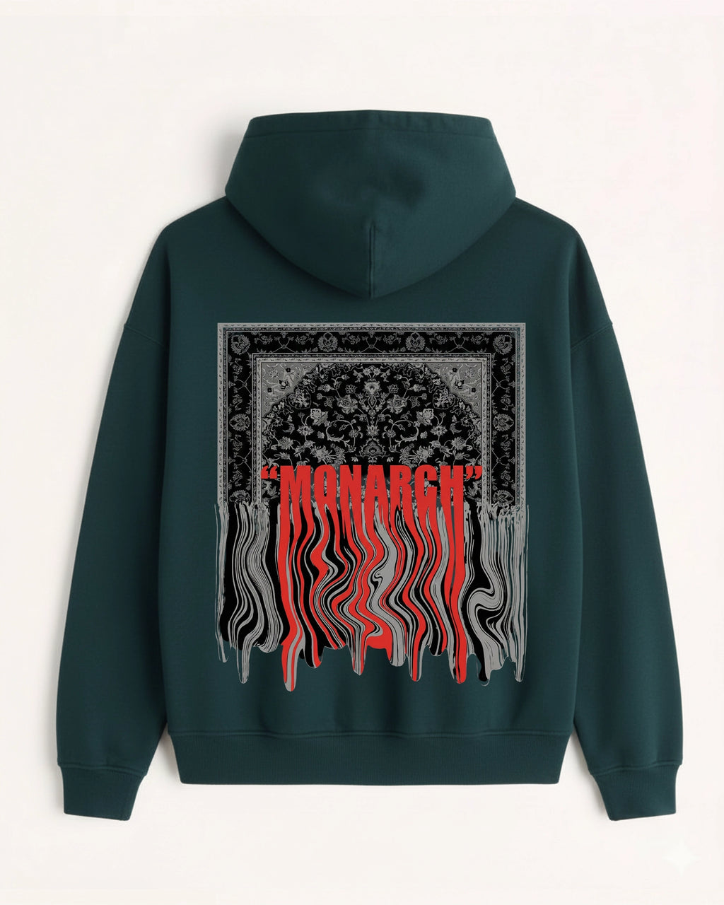 'Monarch' Graphic Hoodie - Rug Glitch (Front & Back)