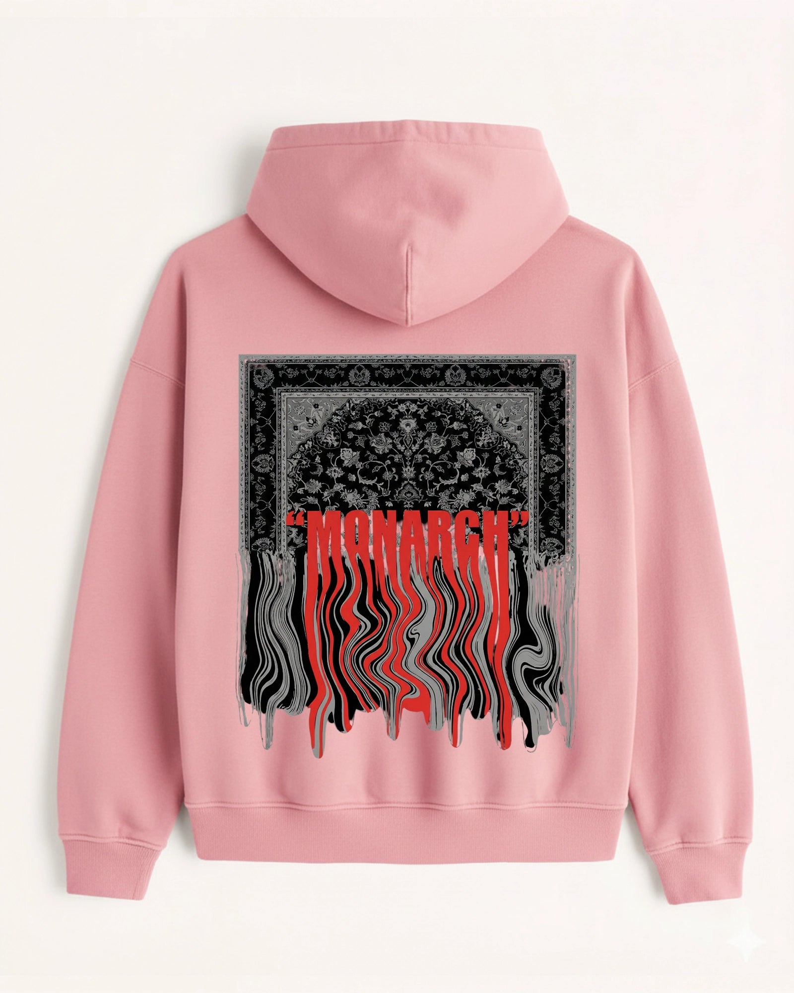 'Monarch' Graphic Hoodie - Rug Glitch (Front & Back)