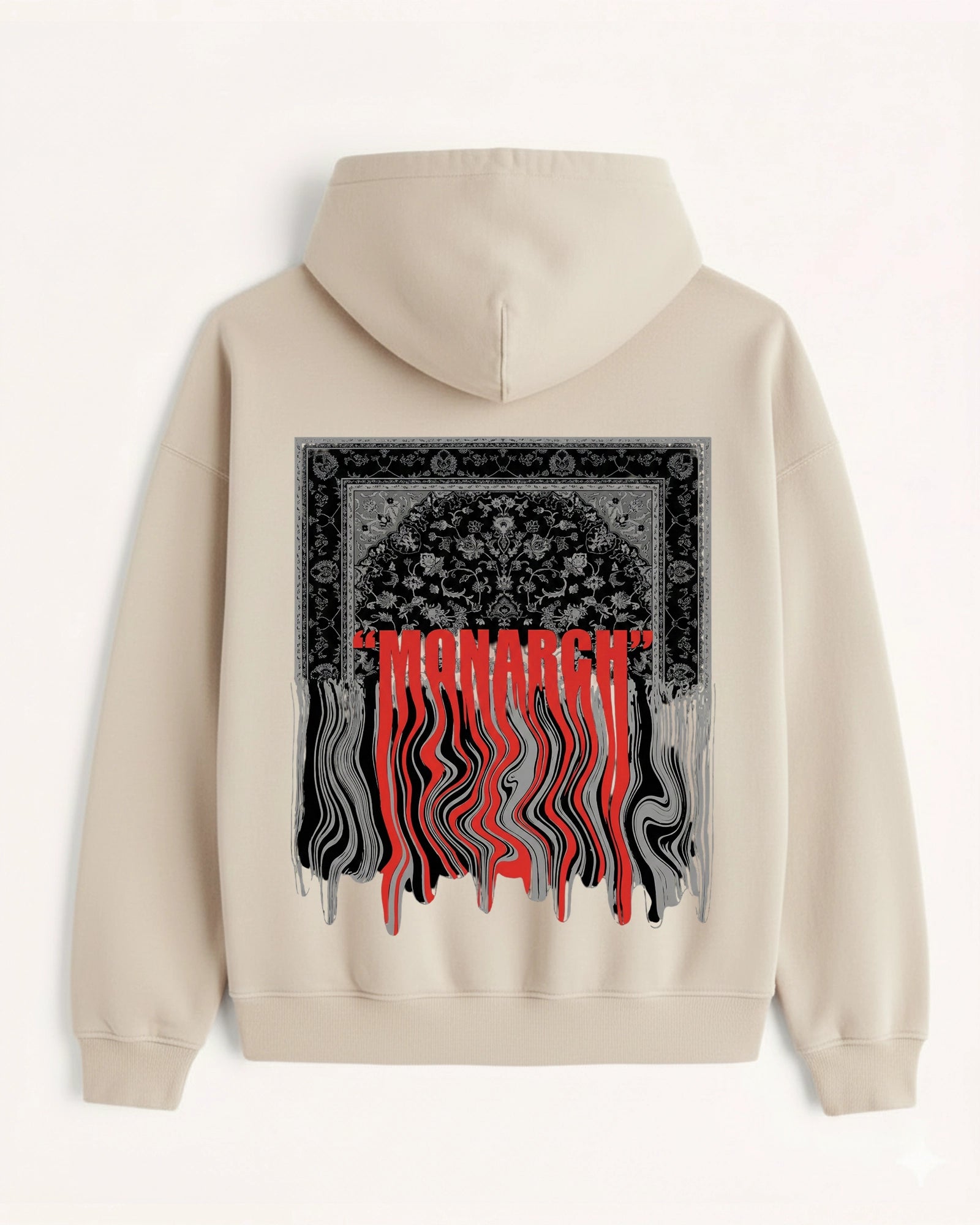 'Monarch' Graphic Hoodie - Rug Glitch (Front & Back)