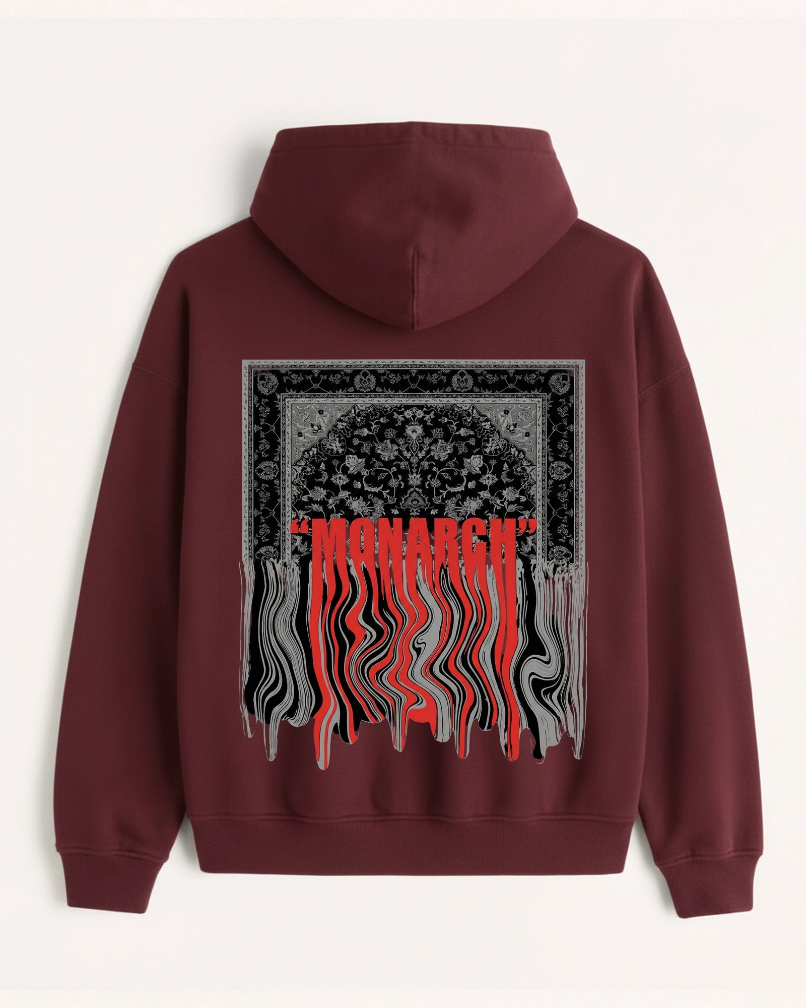 'Monarch' Graphic Hoodie - Rug Glitch (Front & Back)