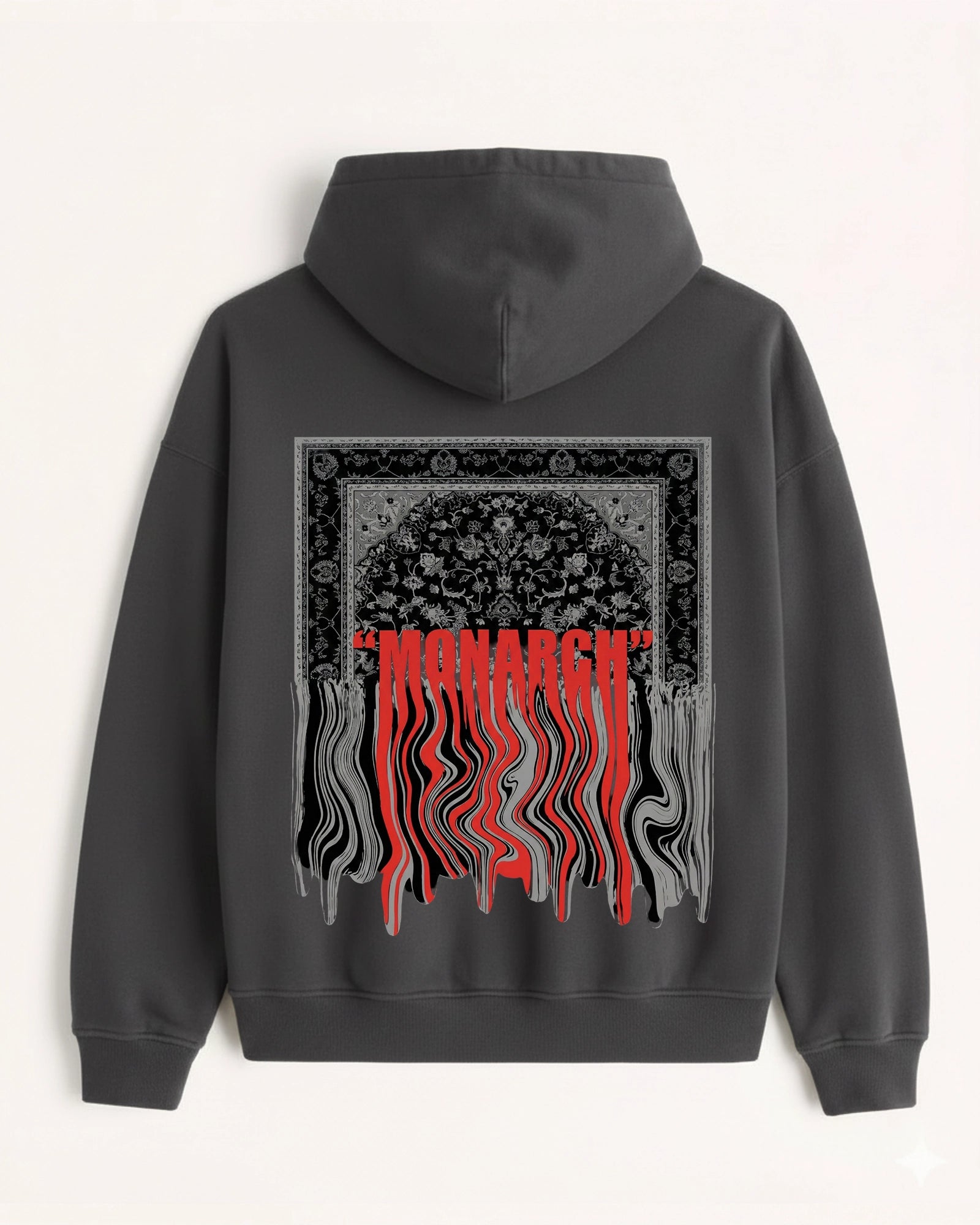 'Monarch' Graphic Hoodie - Rug Glitch (Front & Back)