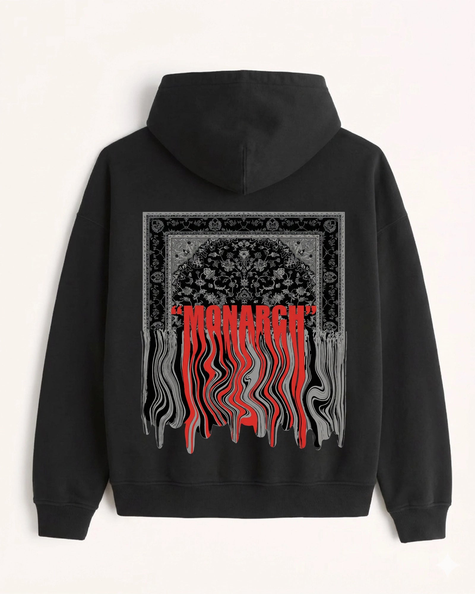 'Monarch' Graphic Hoodie - Rug Glitch (Front & Back)