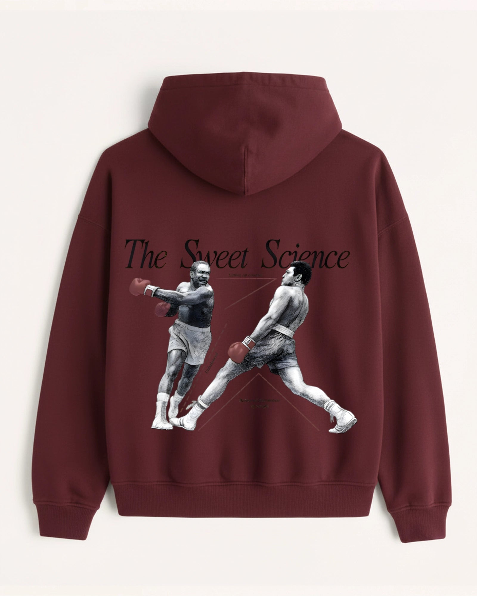 'The Sweet Science' Graphic Hoodie - Boxing (Front & Back)