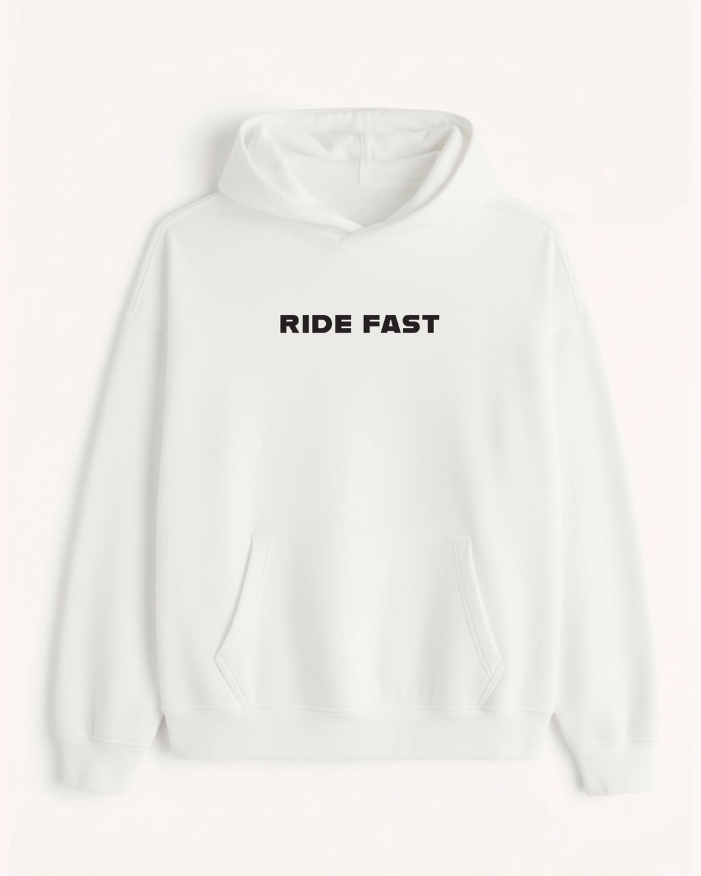 'Ride Fast' Graphic Hoodie - Motorsport (Front & Back)