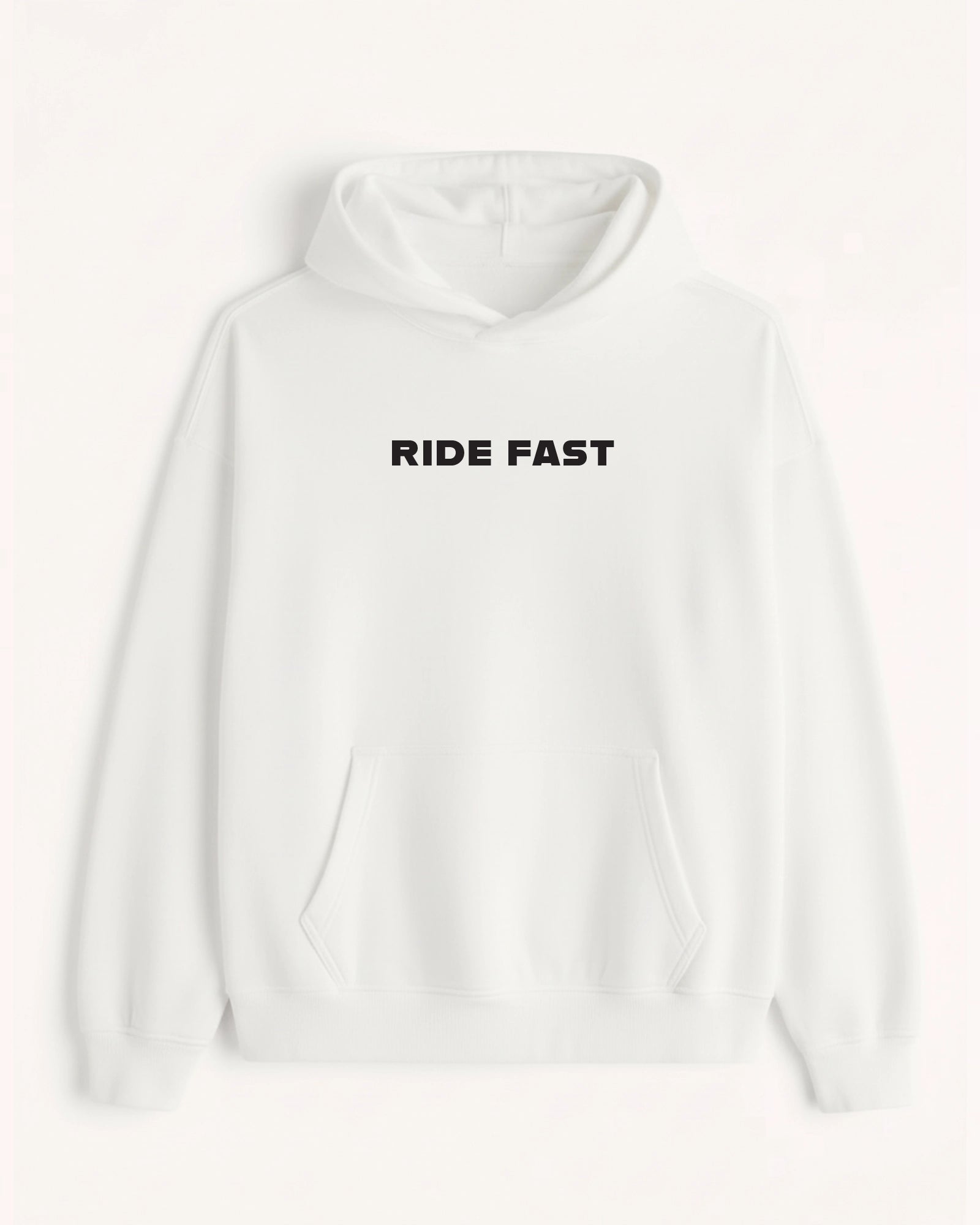 'Ride Fast' Graphic Hoodie - Motorsport (Front & Back)