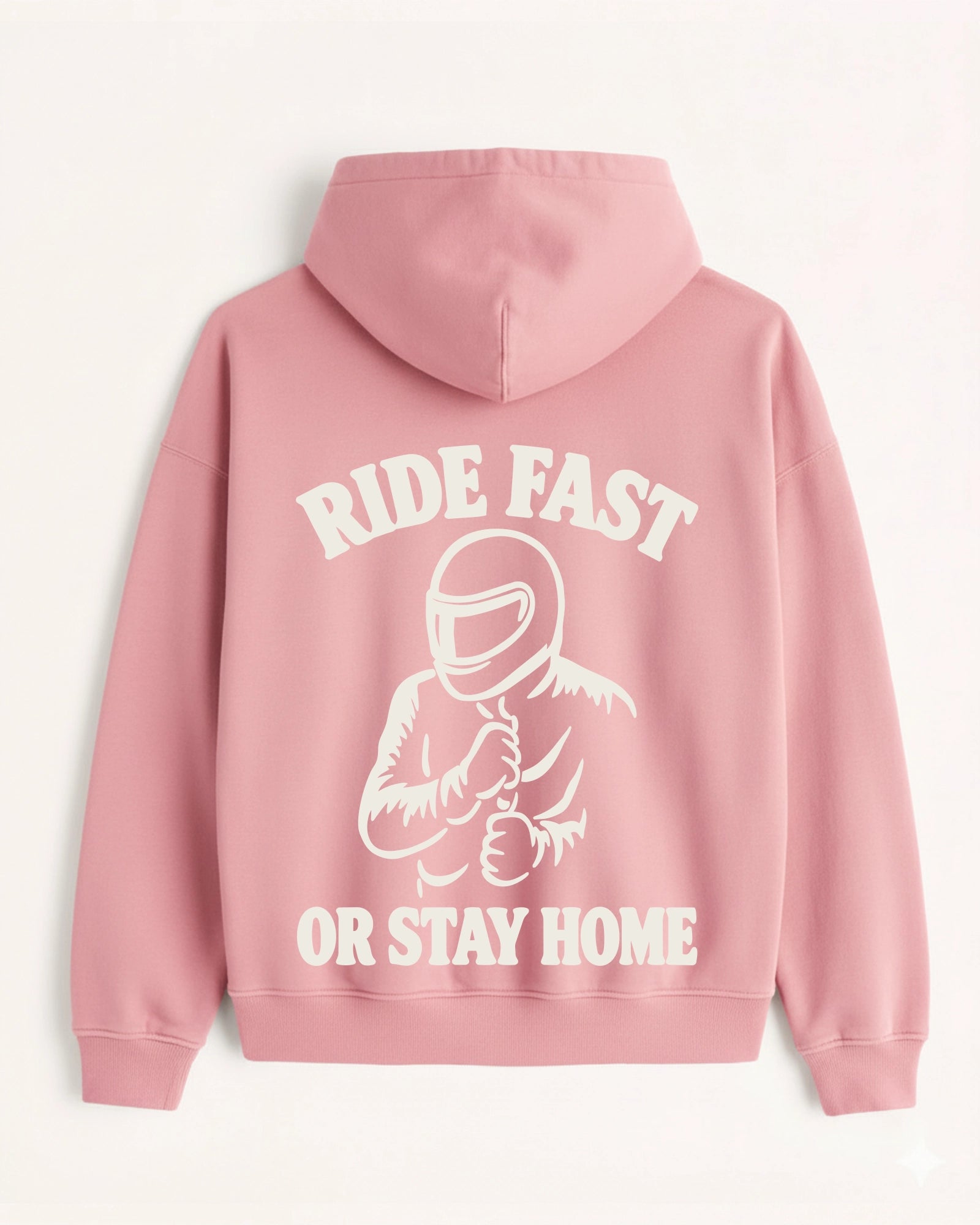 'Ride Fast' Graphic Hoodie - Motorsport (Front & Back)