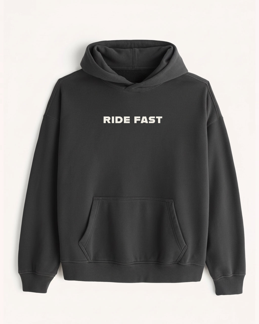 'Ride Fast' Graphic Hoodie - Motorsport (Front & Back)