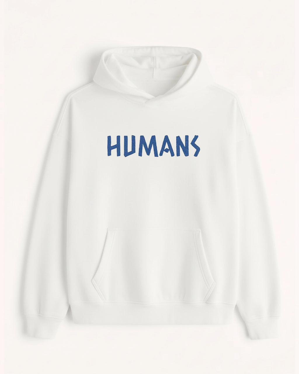 'Humans Aren\'t Real' Graphic Hoodie - Alien (Front & Back)