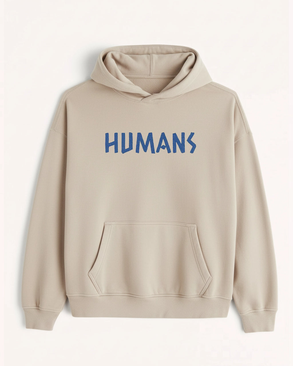 'Humans Aren\'t Real' Graphic Hoodie - Alien (Front & Back)