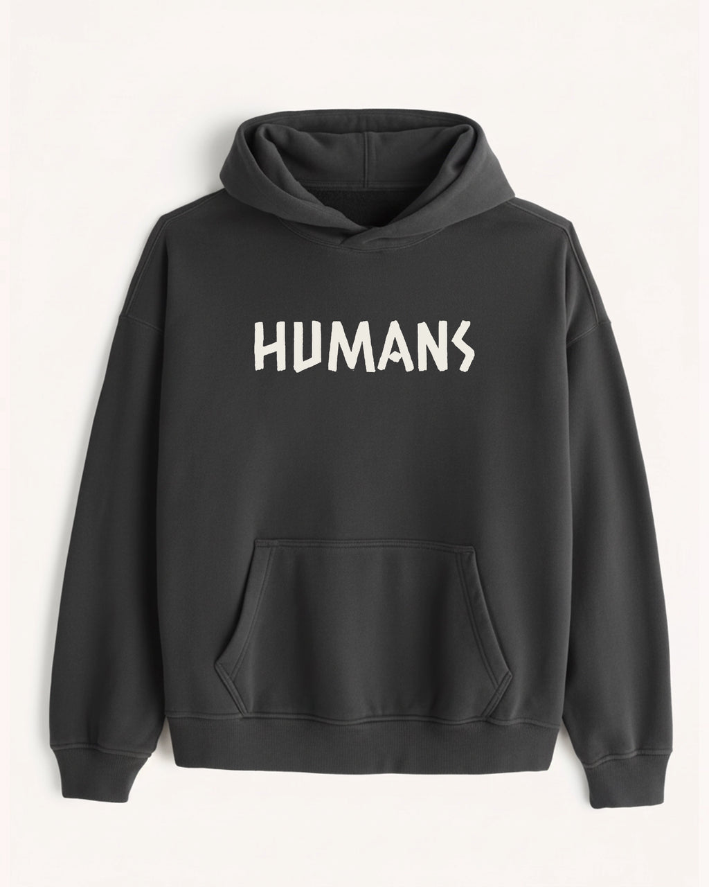 'Humans Aren\'t Real' Graphic Hoodie - Alien (Front & Back)