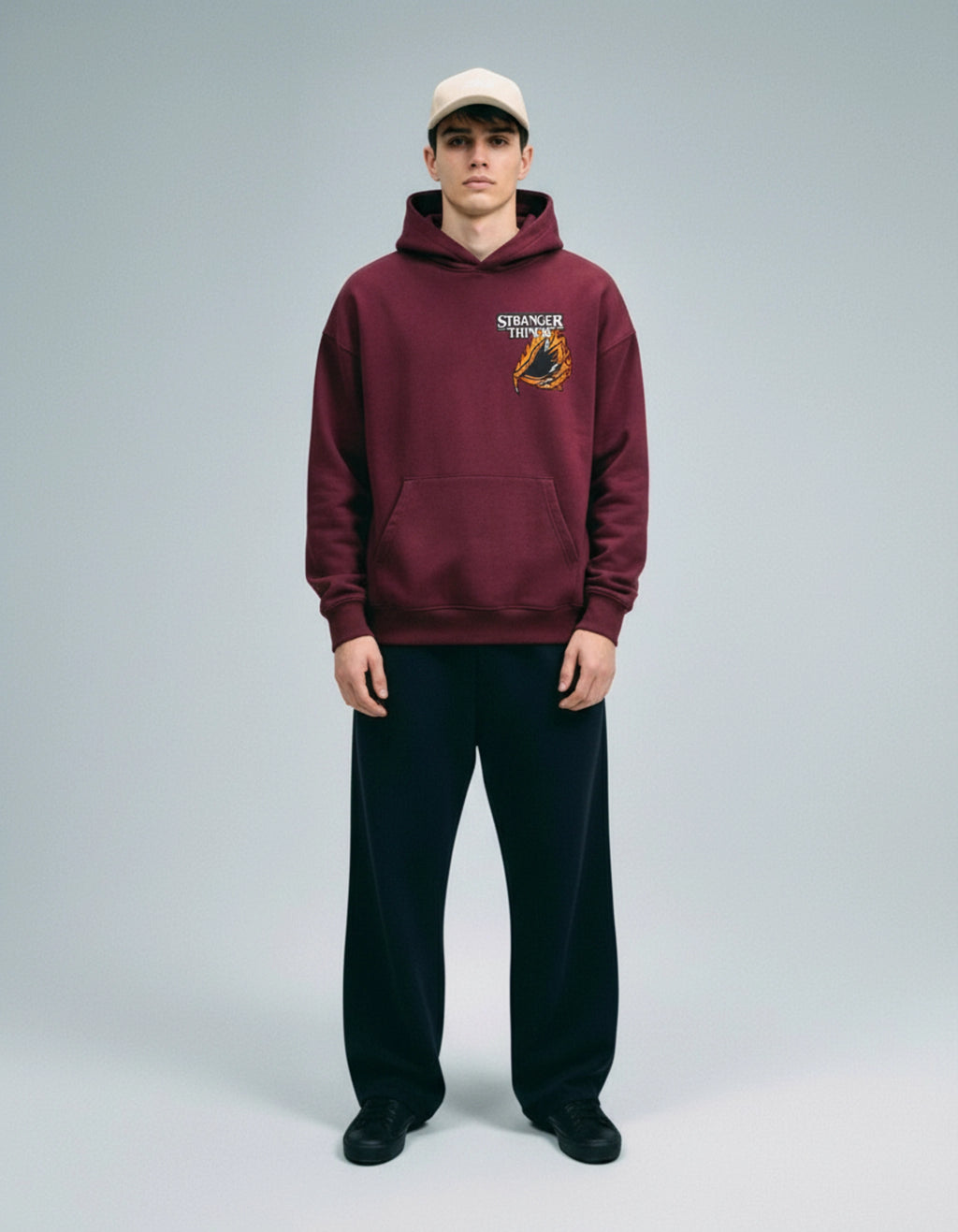 Hellfire Graphic Hoodie - Stranger Things Edition