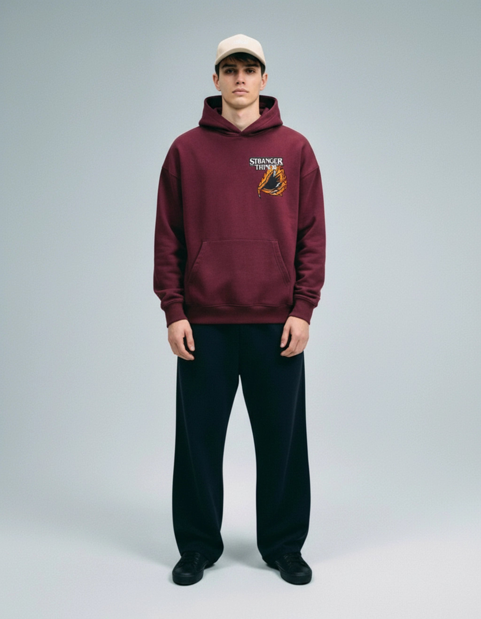 Hellfire Graphic Hoodie - Stranger Things Edition