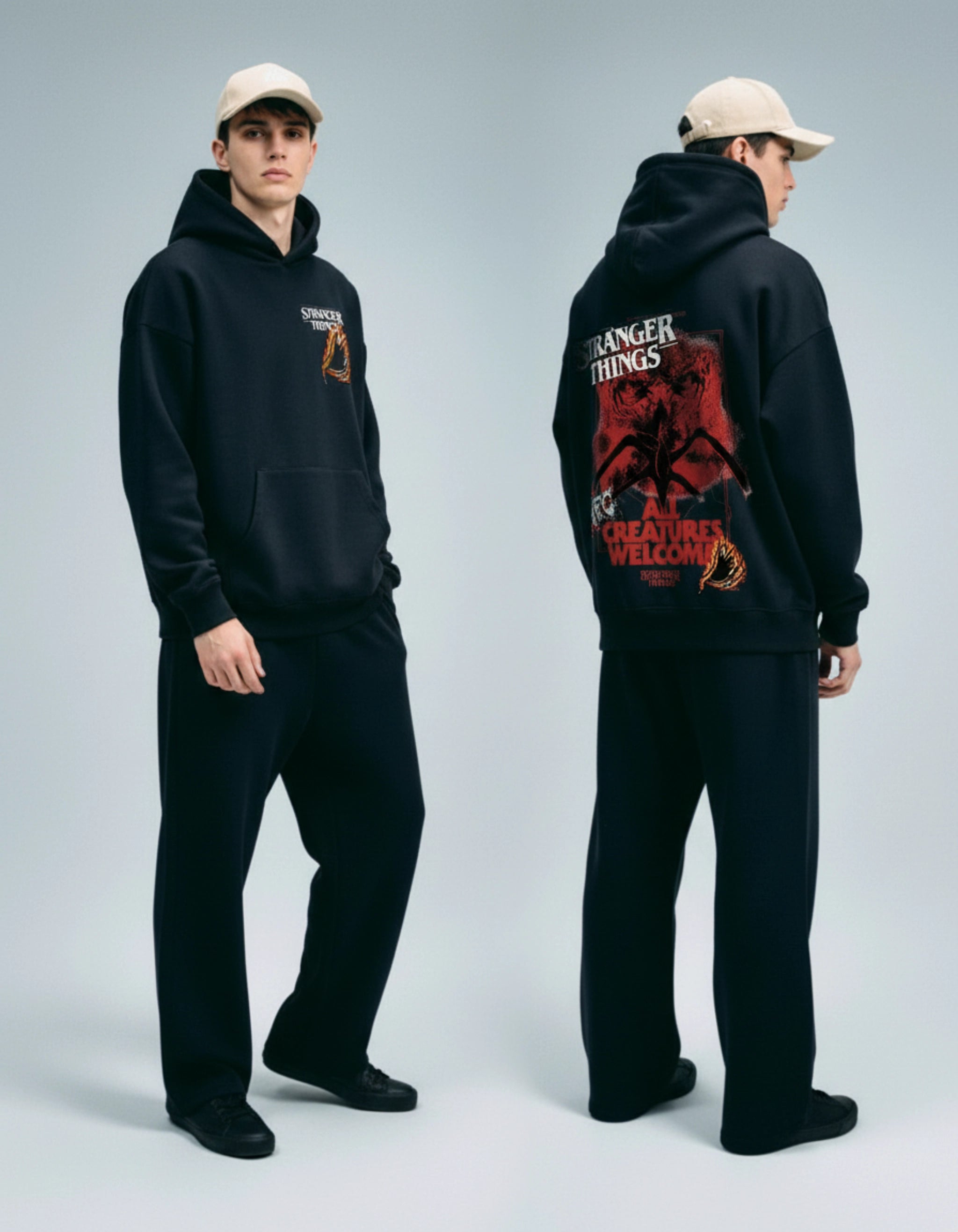 Hellfire Graphic Hoodie - Stranger Things Edition