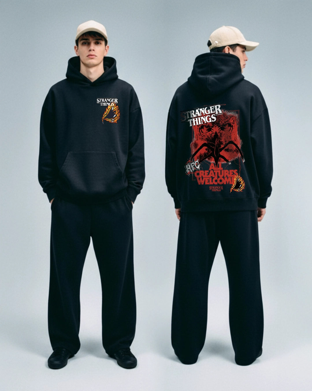 Hellfire Graphic Hoodie - Stranger Things Edition