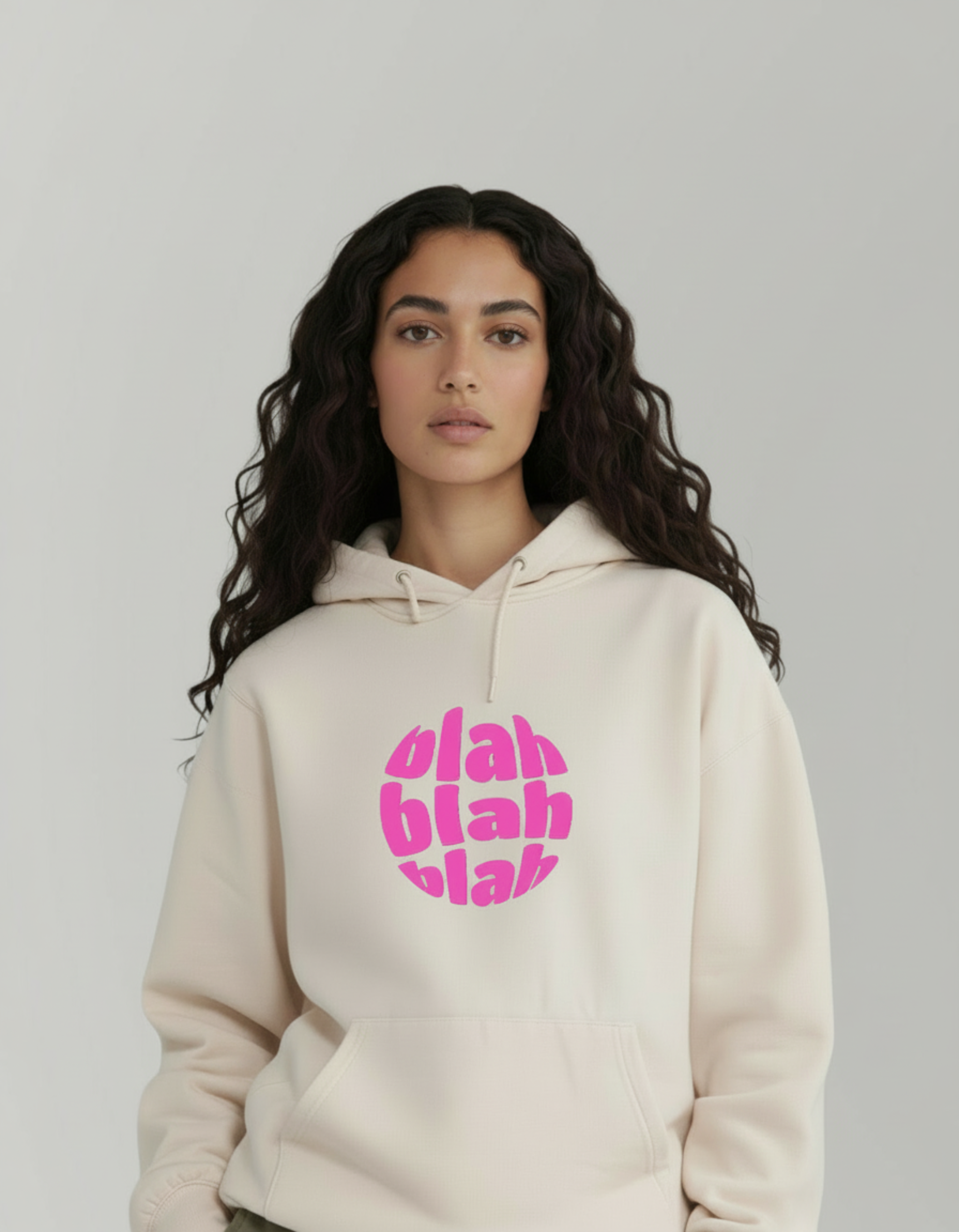 blah blah hoodie