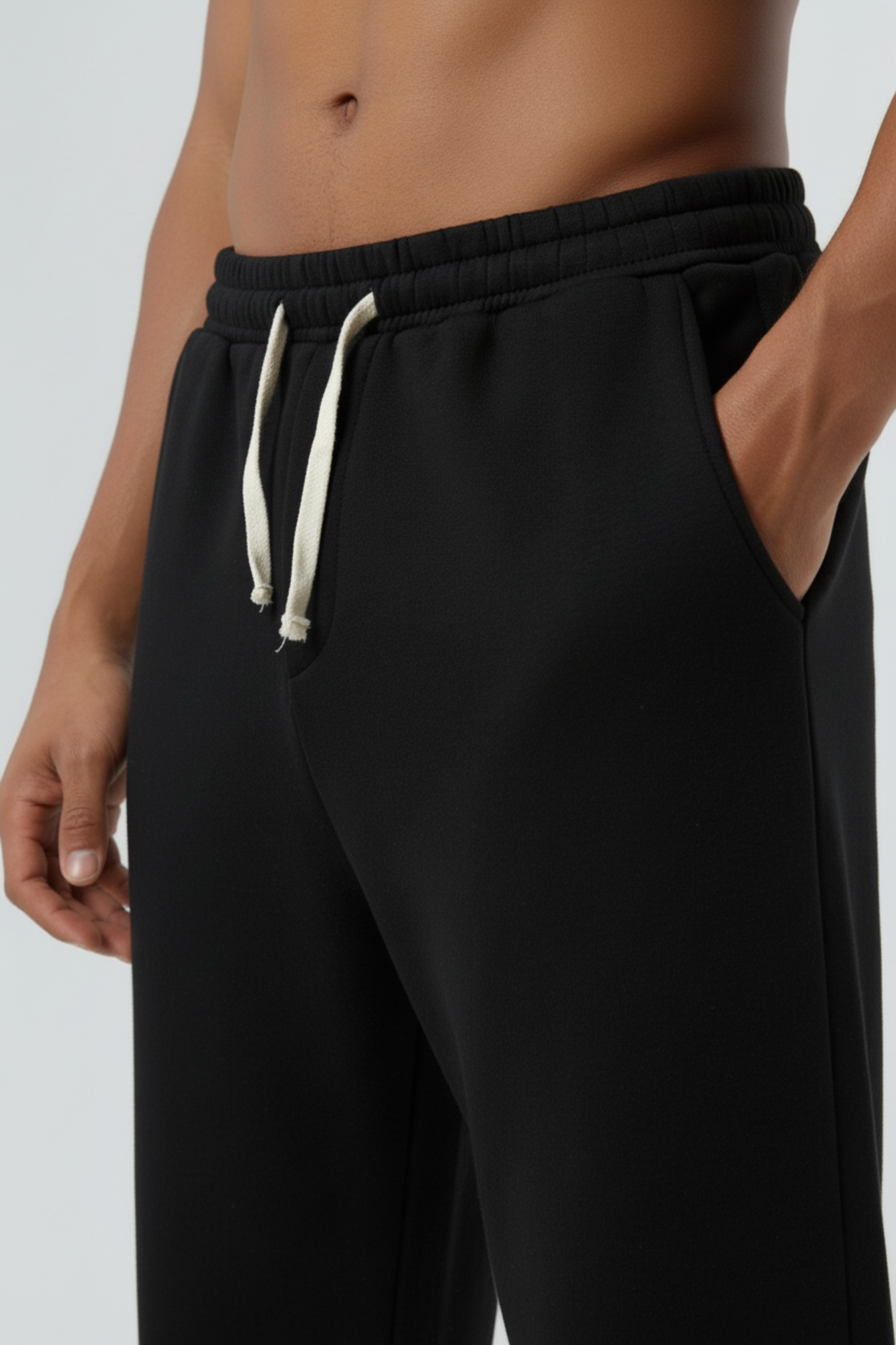 Men’s Wide-Leg Cotton Sweatpants
