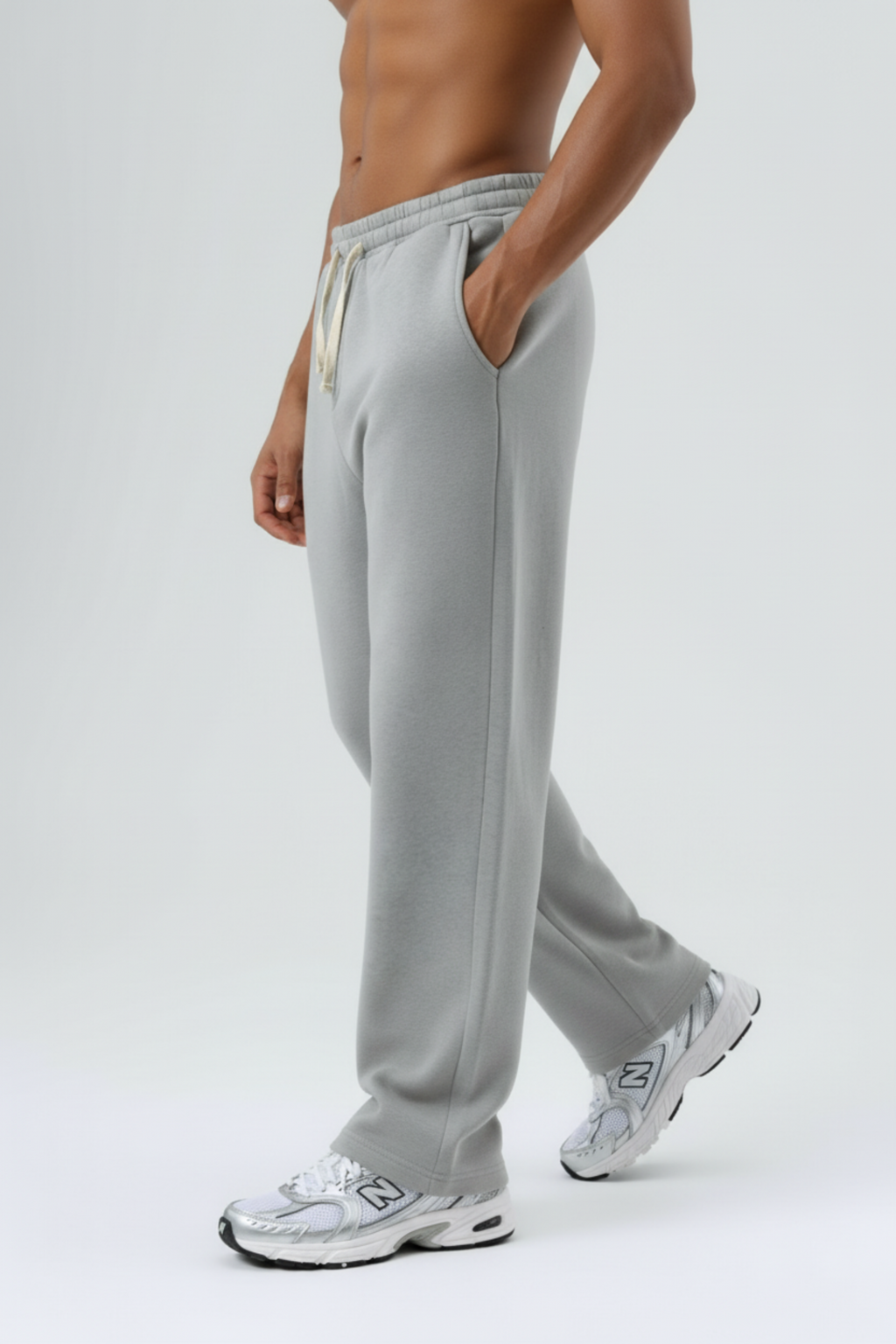 Men’s Wide-Leg Cotton Sweatpants